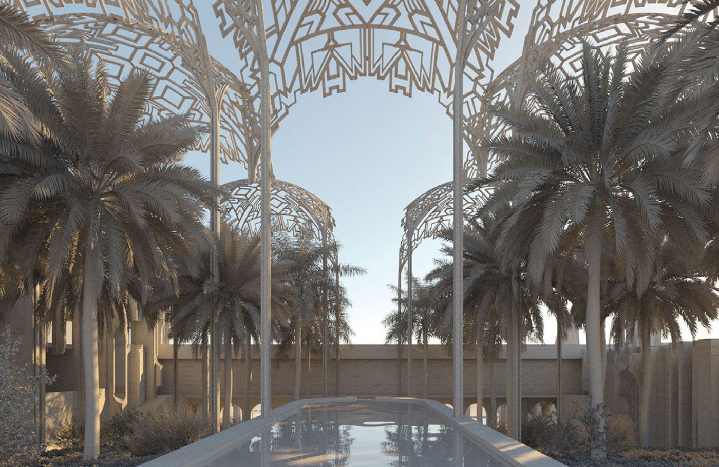Desert Resort © Mark Foster Gage Architects. Courtesy of ORO Editions