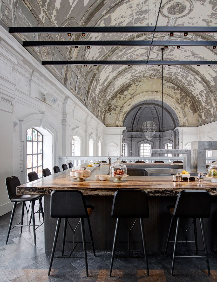 Piet Boon Studio Transformed A church Into 'The Jane' Restaurant in Antwerp