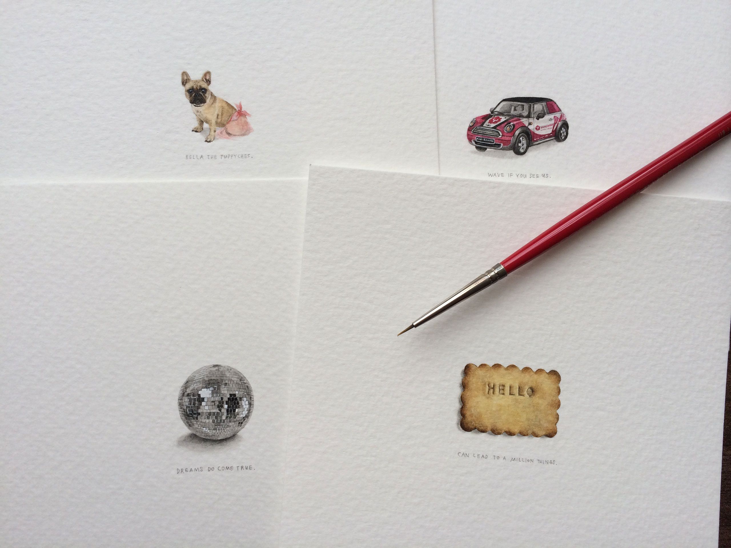 A Miniature Painting a Day by Lorraine Loots
