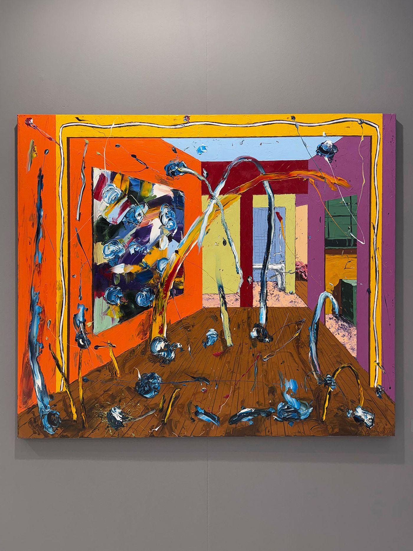 Achilleas Christidis.
2010, Oil on canvas, 120 x140 cm.
Ersi Gallery.
Installation view, Art Athina 2024, Zappeion Hall, Sep 19 - 23, 2024. Achilleas Christidis.
2010, Oil on canvas, 120 x140 cm.
Ersi Gallery.
Installation view, Art Athina 2024, Zappeion Hall, Sep 19 - 23, 2024.