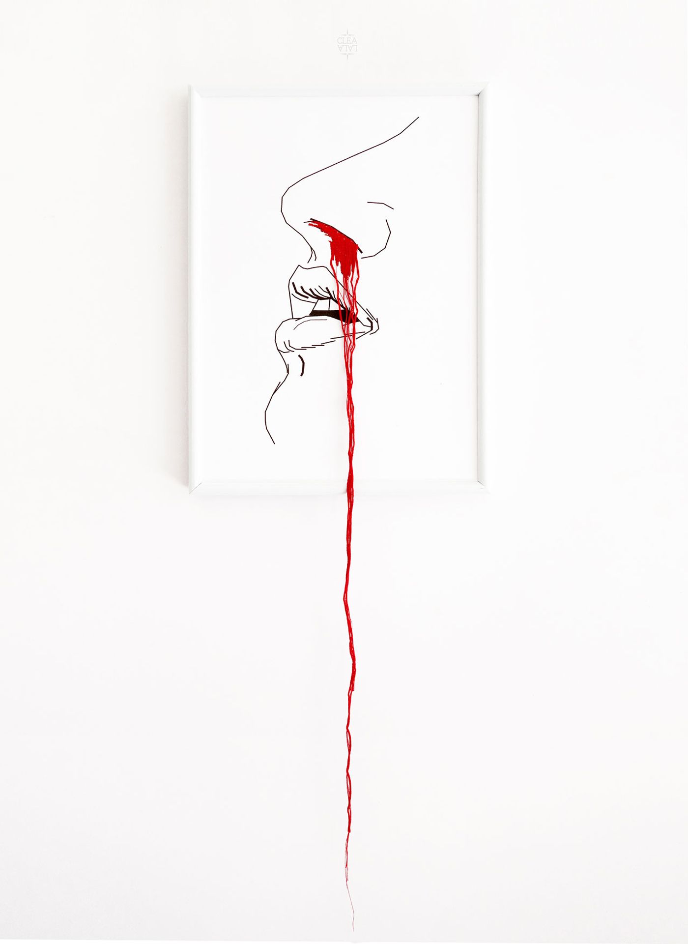 Cléa Lala, Hurt me with the truth, but never comfort me with a lie, 2016. From the series Humeurs.