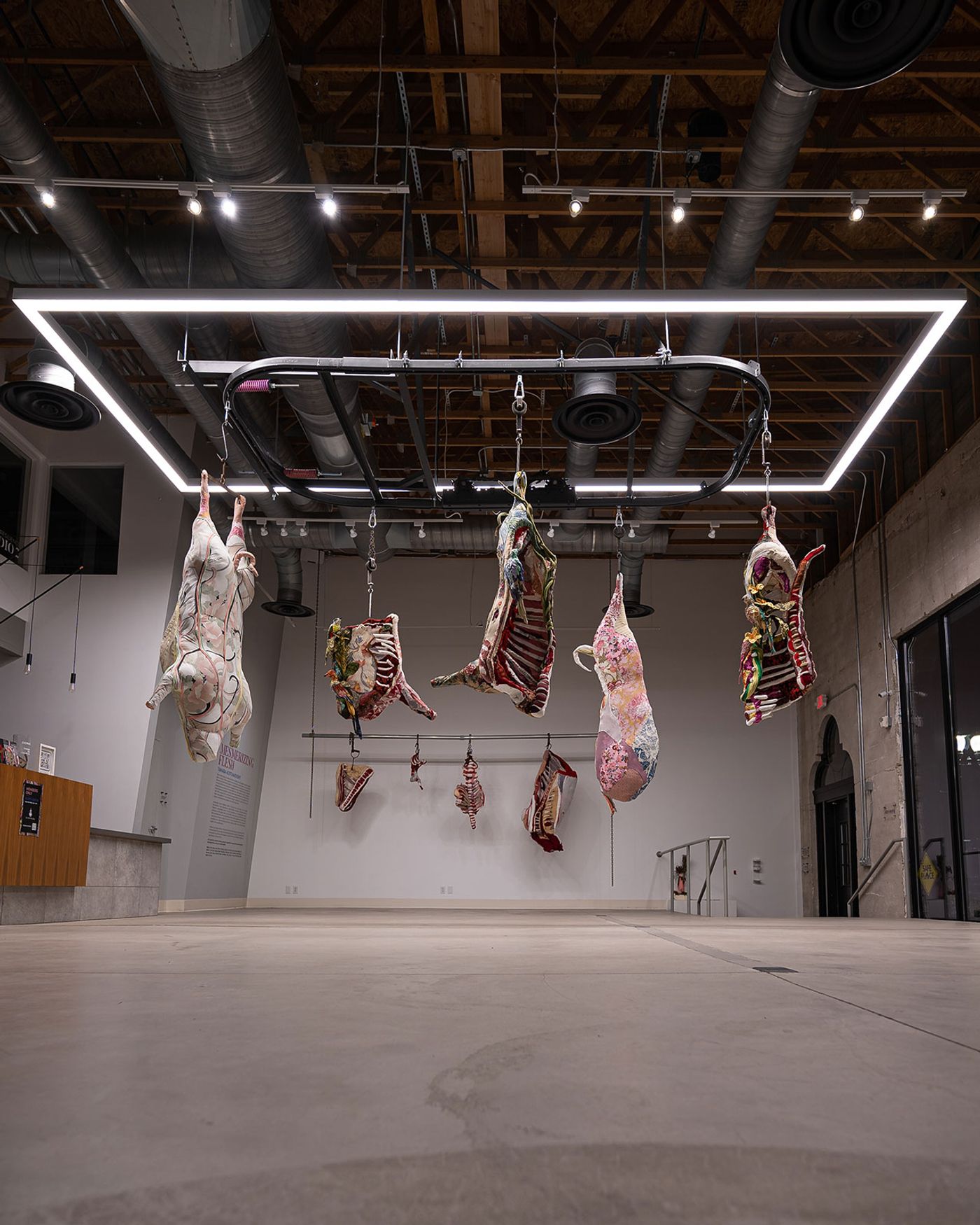Installation view. Tamara Kostianovsky: Mesmerizing Flesh at Ogden Contemporary Arts. Photography by Cody Ard. Courtesy Ogden Contemporary Arts.