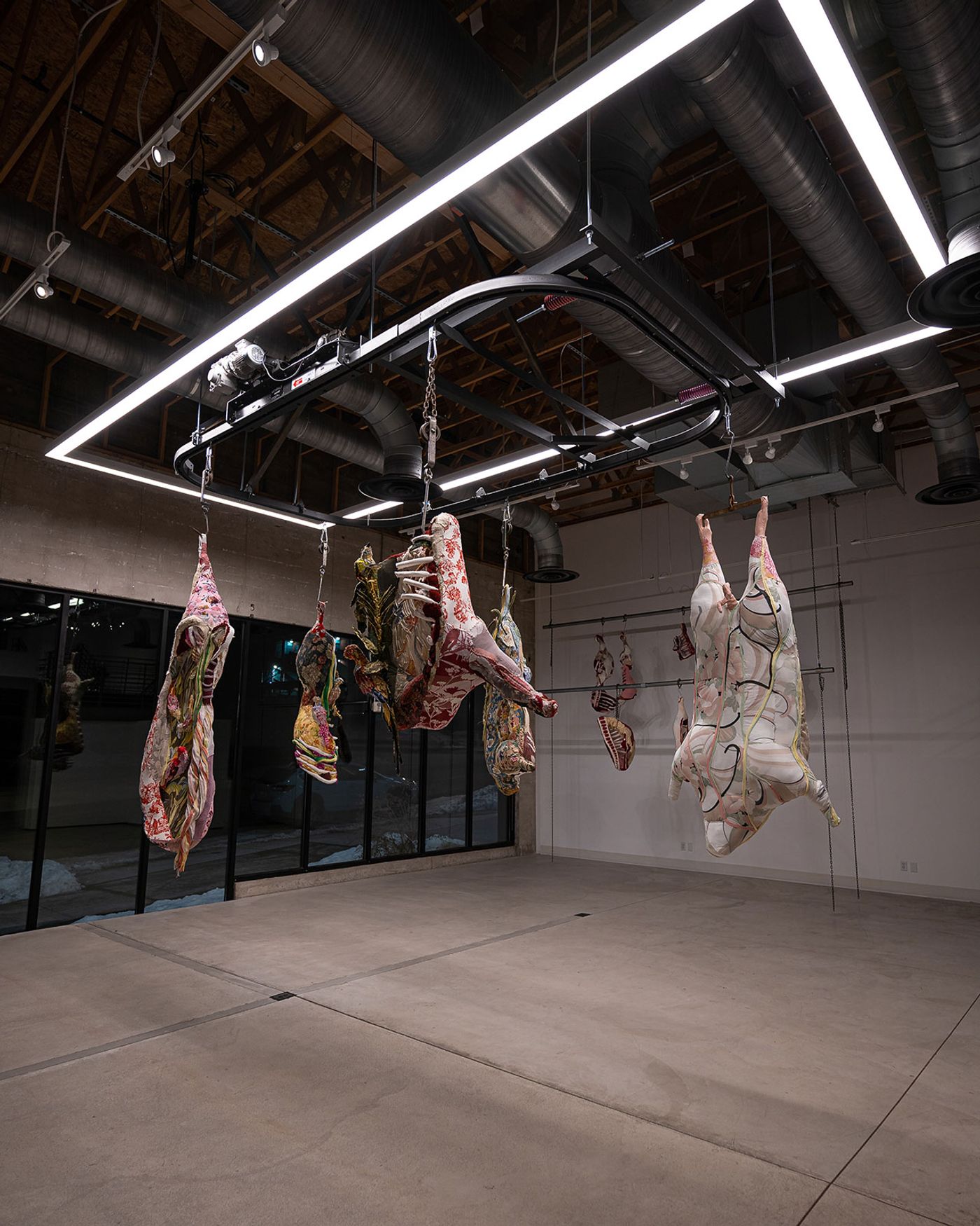 Installation view. Tamara Kostianovsky: Mesmerizing Flesh at Ogden Contemporary Arts. Photography by Cody Ard. Courtesy Ogden Contemporary Arts.