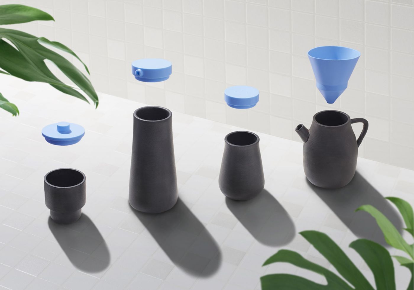 4x4 Vessels by BENWU STUDIO, a collection of 4 ceramic vessels combined with 4 different kind of silicone Lids. Beijing Design Week at DXBDW. 4x4 Vessels by BENWU STUDIO, a collection of 4 ceramic vessels combined with 4 different kind of silicone Lids. Beijing Design Week at DXBDW.