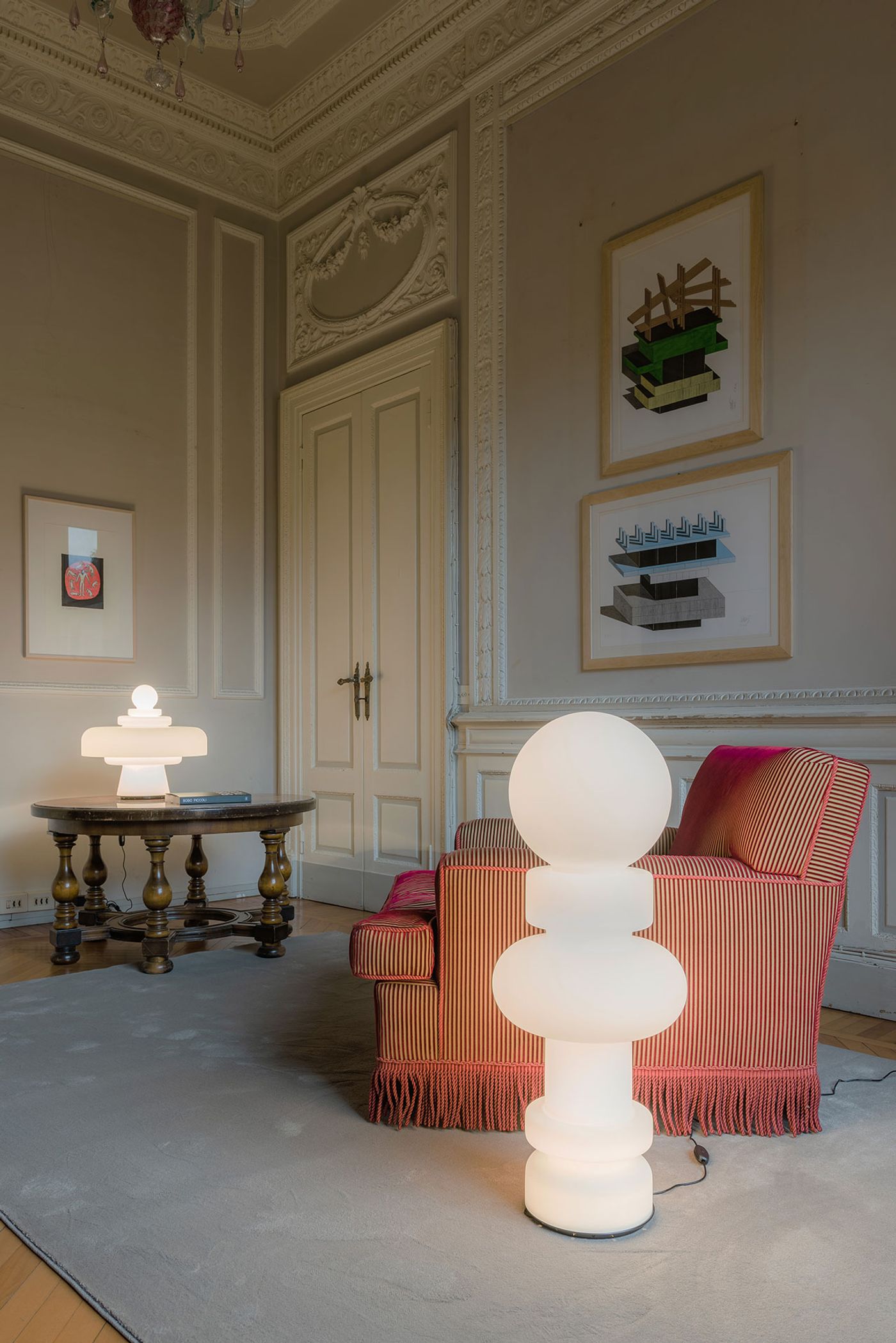 Installation view. REEDITIONS at Palazzo Mantero. Photo Maurizio Cavallasca. Courtesy Lake Como Design Festival. Installation view. REEDITIONS at Palazzo Mantero. Photo Maurizio Cavallasca. Courtesy Lake Como Design Festival.