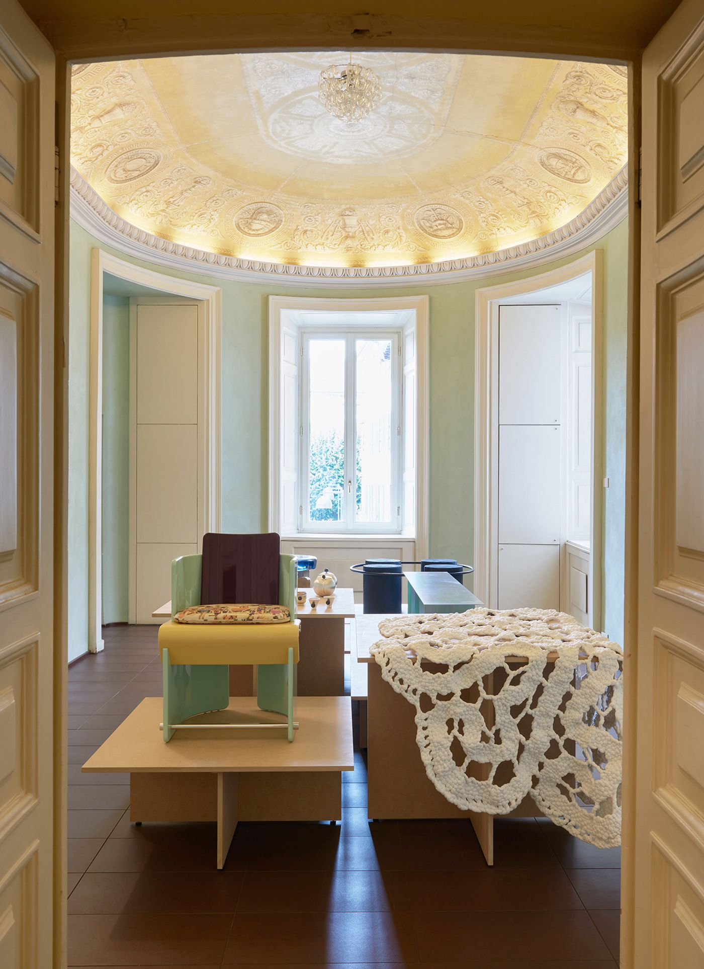 Installation view. 20/21 at Palazzo Valli Bruni. Photo Maurizio Cavallasca. Courtesy Lake Como Design Festival. Installation view. 20/21 at Palazzo Valli Bruni. Photo Maurizio Cavallasca. Courtesy Lake Como Design Festival.