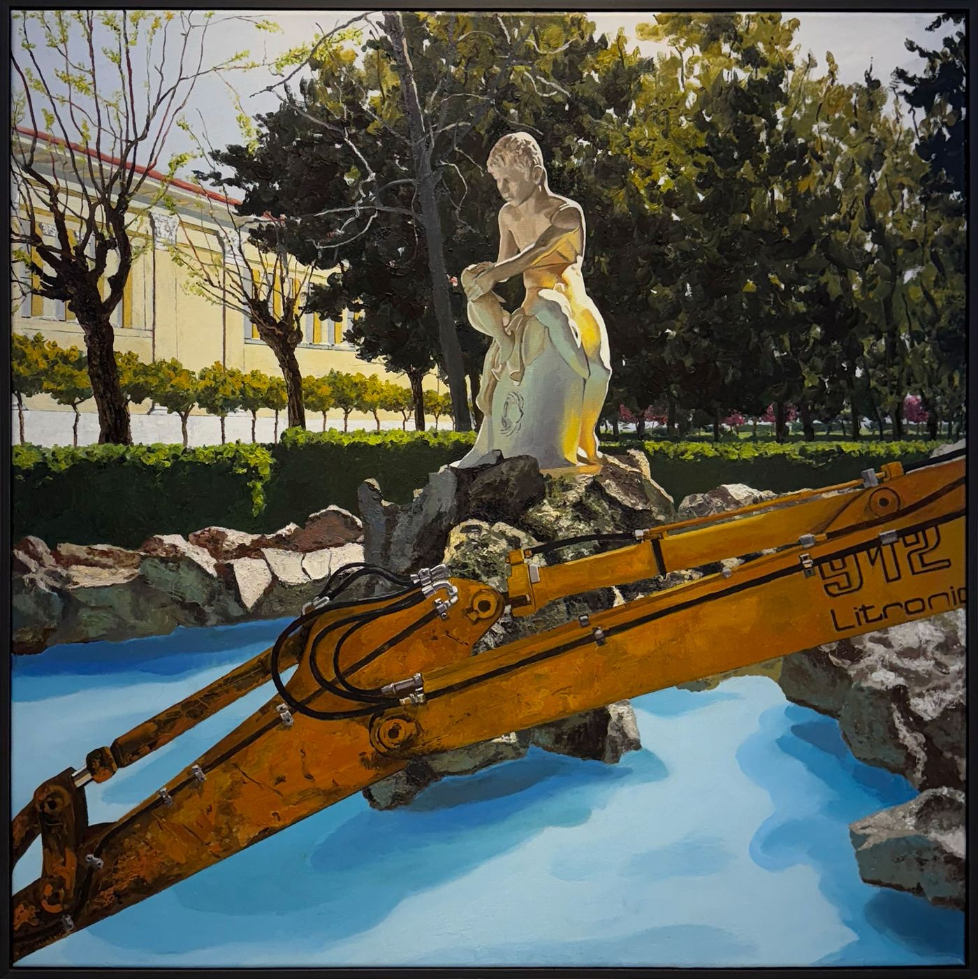 Nikolas Klironomos
Dialogue I, 2011. Oil on canvas, 100 x 100 cm.
Courtesy of ASTROLAVOS art galleries. Nikolas Klironomos
Dialogue I, 2011. Oil on canvas, 100 x 100 cm.
Courtesy of ASTROLAVOS art galleries.