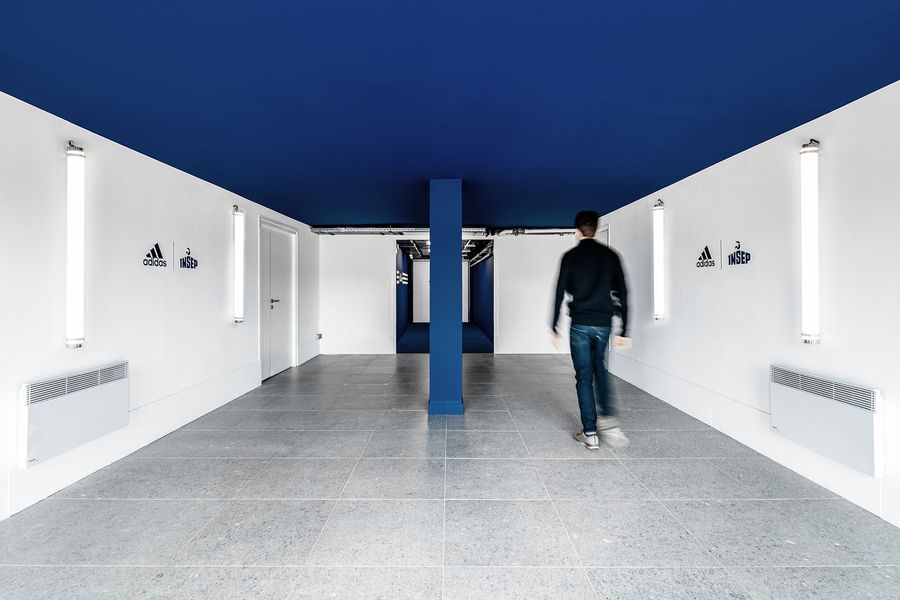 ADIDAS X INSEP: Ubalt Architectes Revamp Athletes’ Lounge and Locker ...