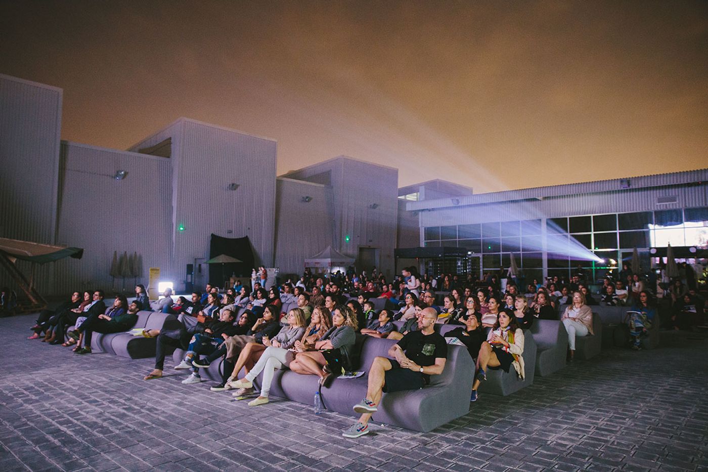 Quoz Arts Fest 2016, Documentary screening in Collaboration with Cinema Akil, The Third Line and Alserkal Avenue. Photo courtesty Angelo, Alserkal Avenue.
