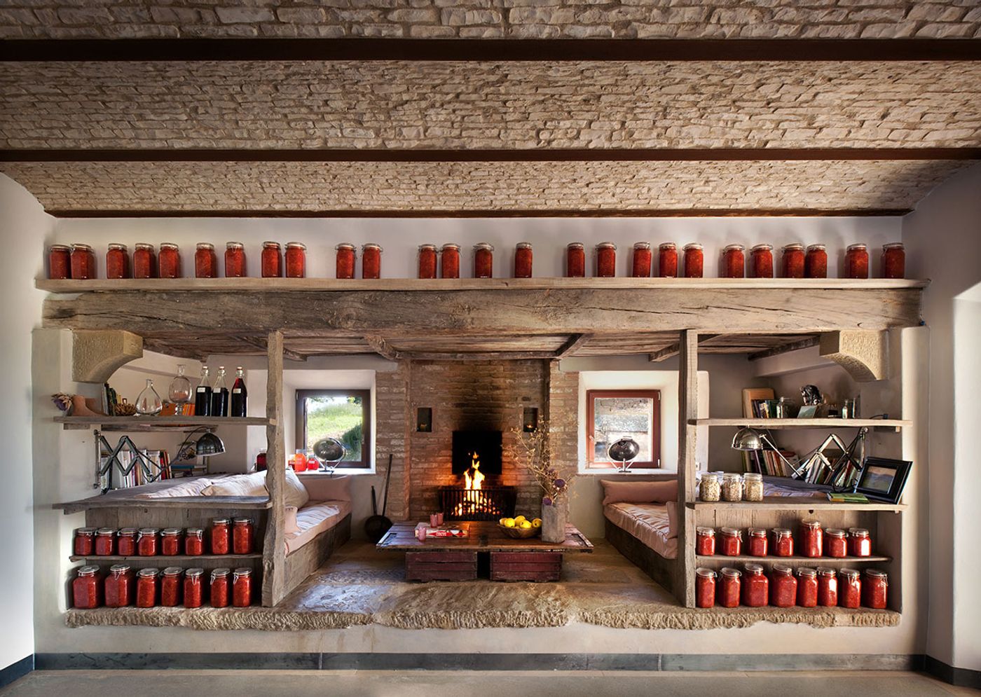 Castello di Reschio - Interiors. Photo © Reschio estate. Castello di Reschio - Interiors. Photo © Reschio estate.