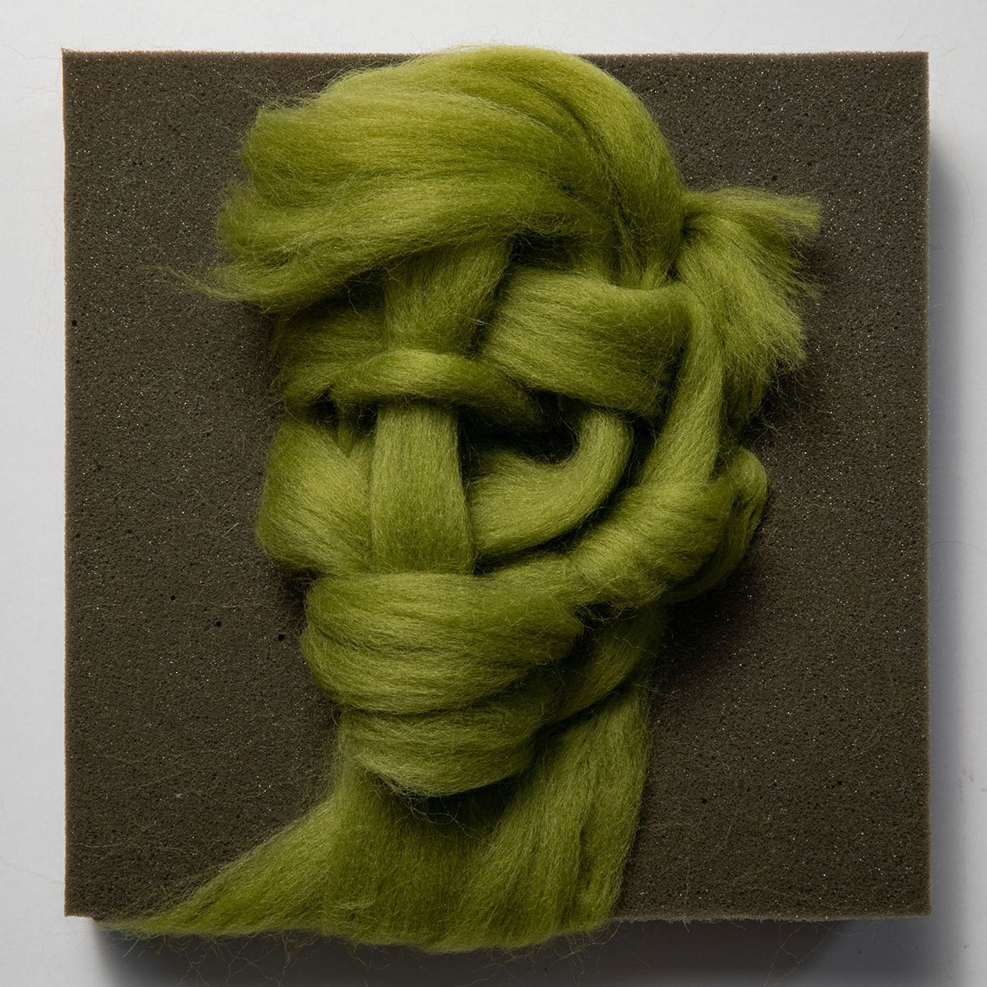Salman Khoshroo, Wool on Foam Portraits Series, 2020.
Courtesy of the artist.