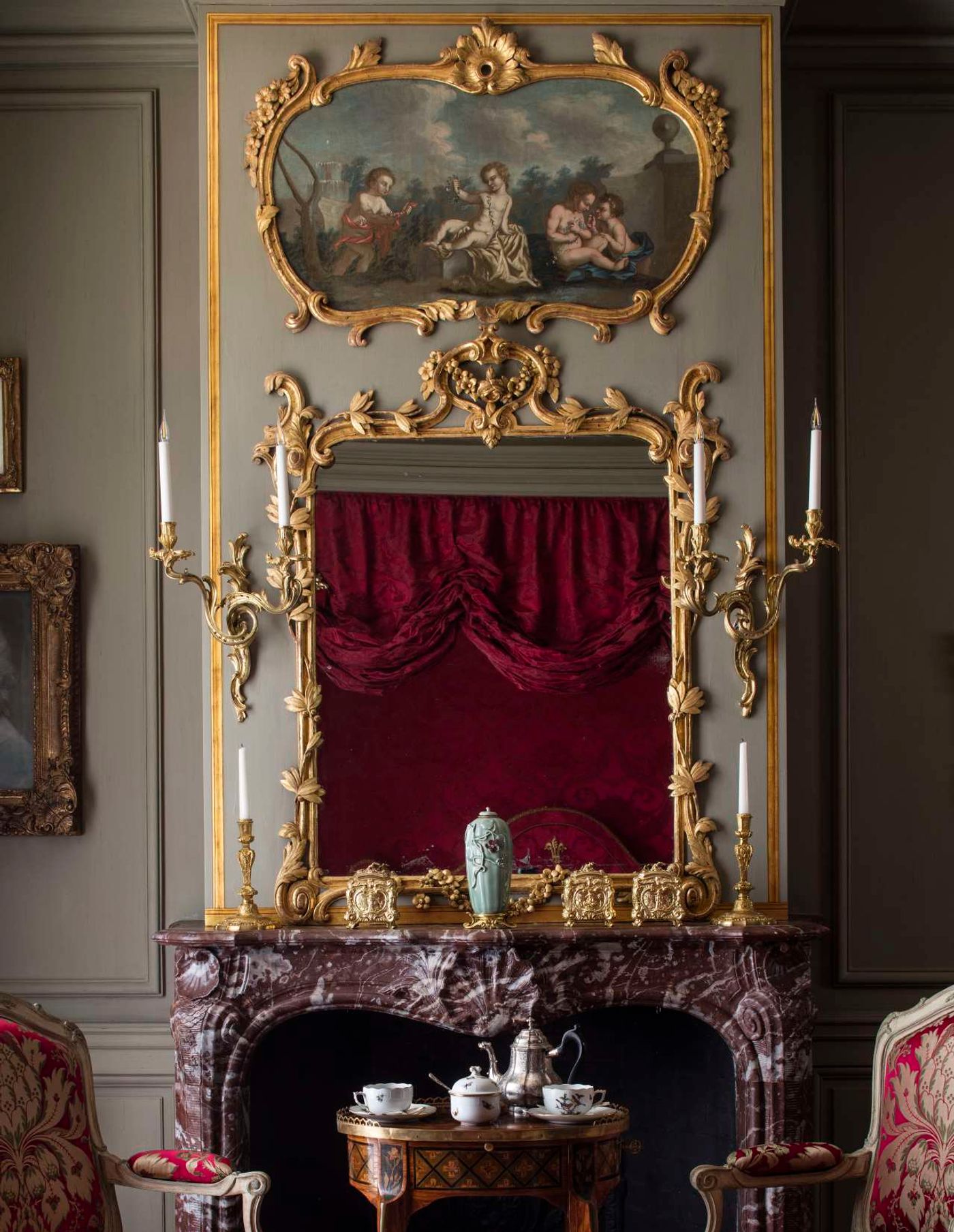 Photo by Bruno Ehrs for "Château de Villette. The splendor of French decor”, published by Flammarion.