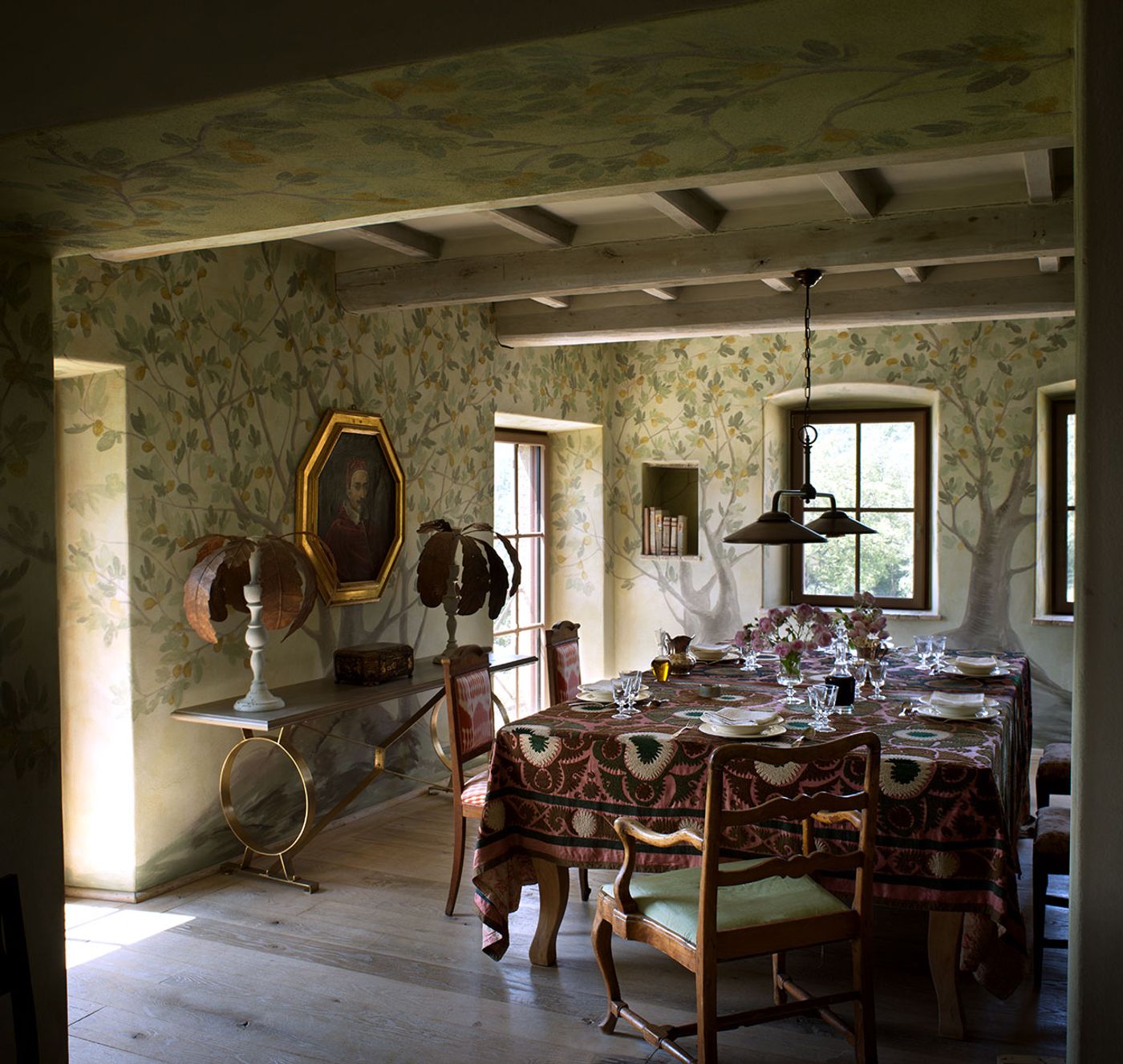 Castello di Reschio - Interiors. Photo © Reschio estate. Castello di Reschio - Interiors. Photo © Reschio estate.