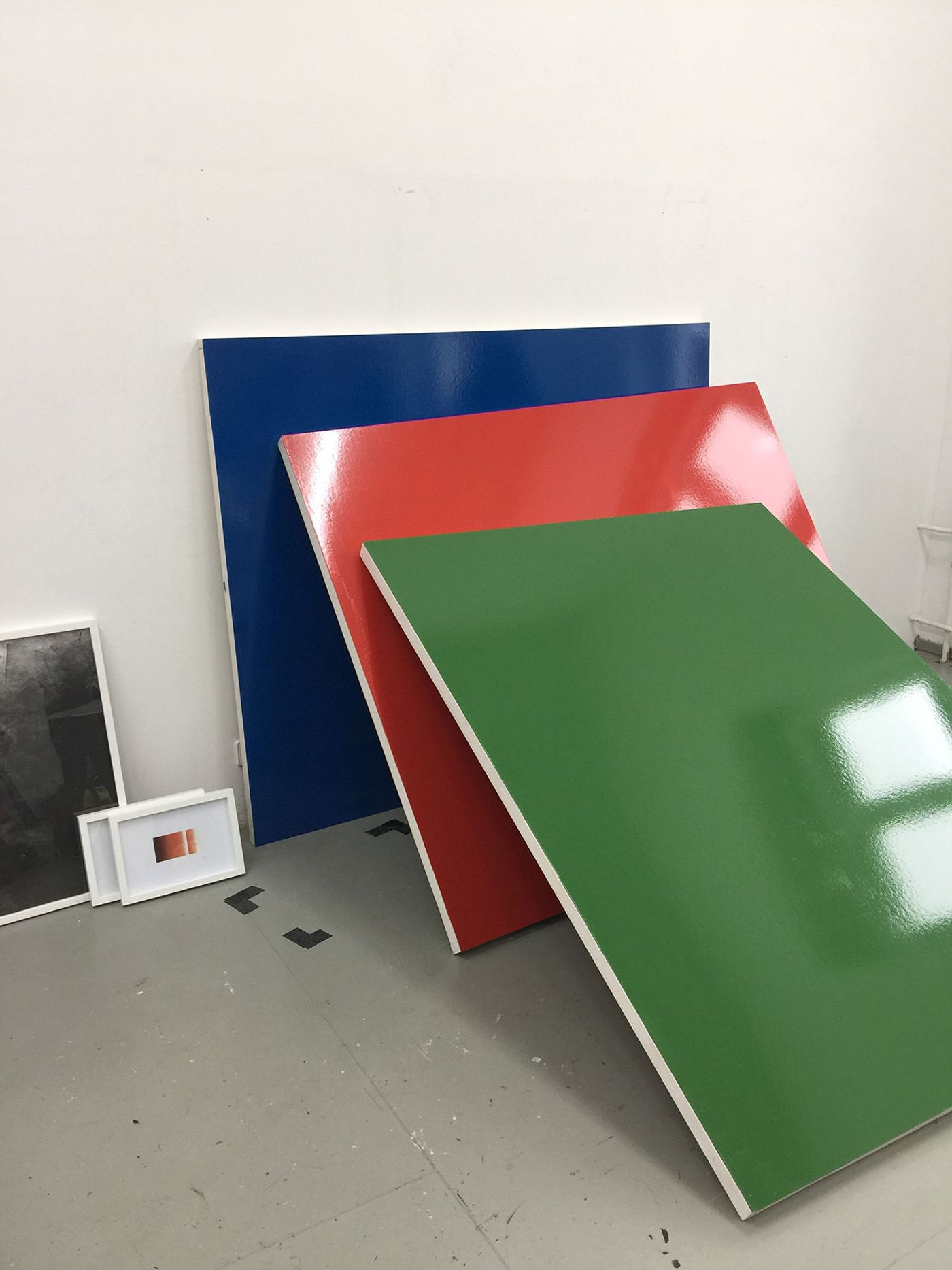 Visit to the studio of Michael Kargl at Wattgasse Studios during Vienna Art Week 2016. Photo by Kiriakos Spirou.