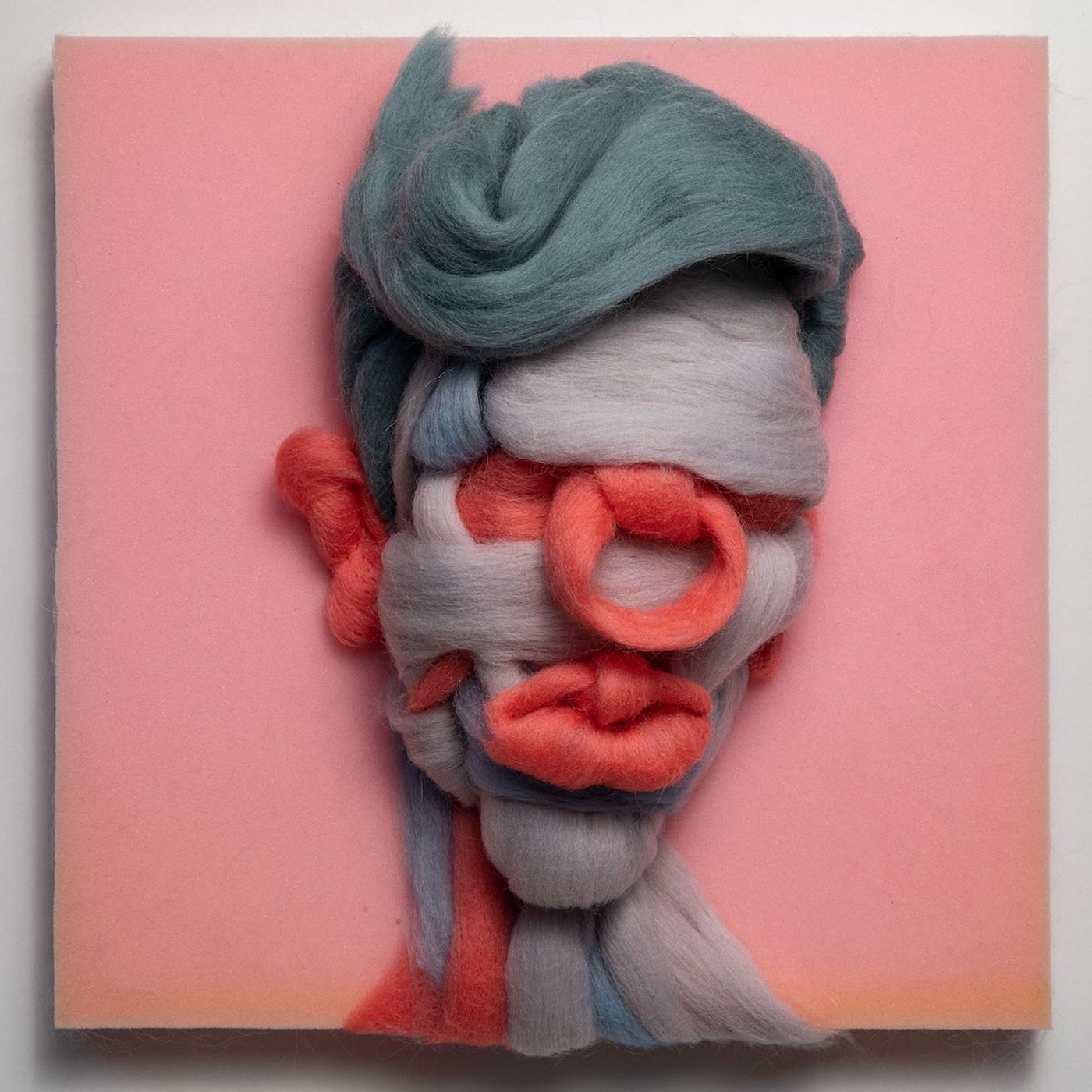 Salman Khoshroo, Wool on Foam Portraits Series, 2020.
Courtesy of the artist. Salman Khoshroo, Wool on Foam Portraits Series, 2020.
Courtesy of the artist.