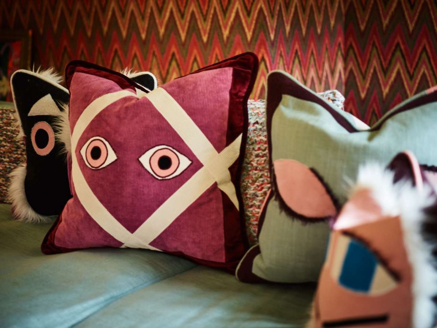 JPDEMEYER&CO's latest cushion & fabric collections presented at Palazzo Clerici during Milan Design Week 2019. © JPDEMEYER&CO. JPDEMEYER&CO's latest cushion & fabric collections presented at Palazzo Clerici during Milan Design Week 2019. © JPDEMEYER&CO.
