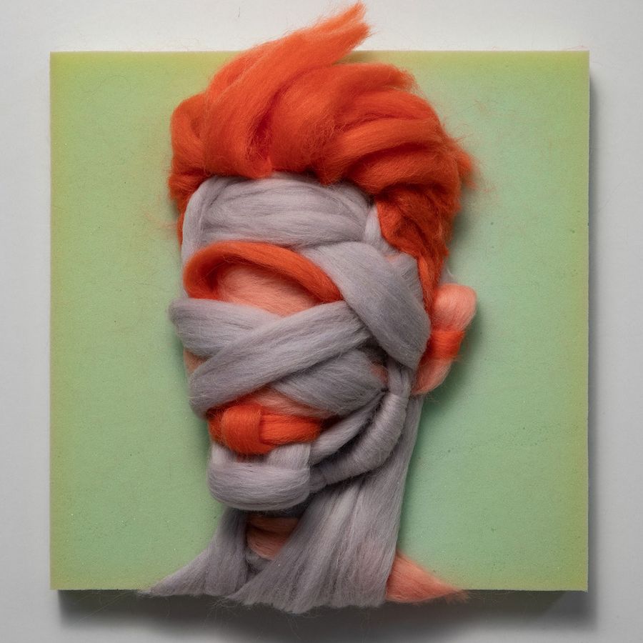 Salman Khoshroo, Wool on Foam Portraits Series, 2020.
Courtesy of the artist. Salman Khoshroo, Wool on Foam Portraits Series, 2020.
Courtesy of the artist.
