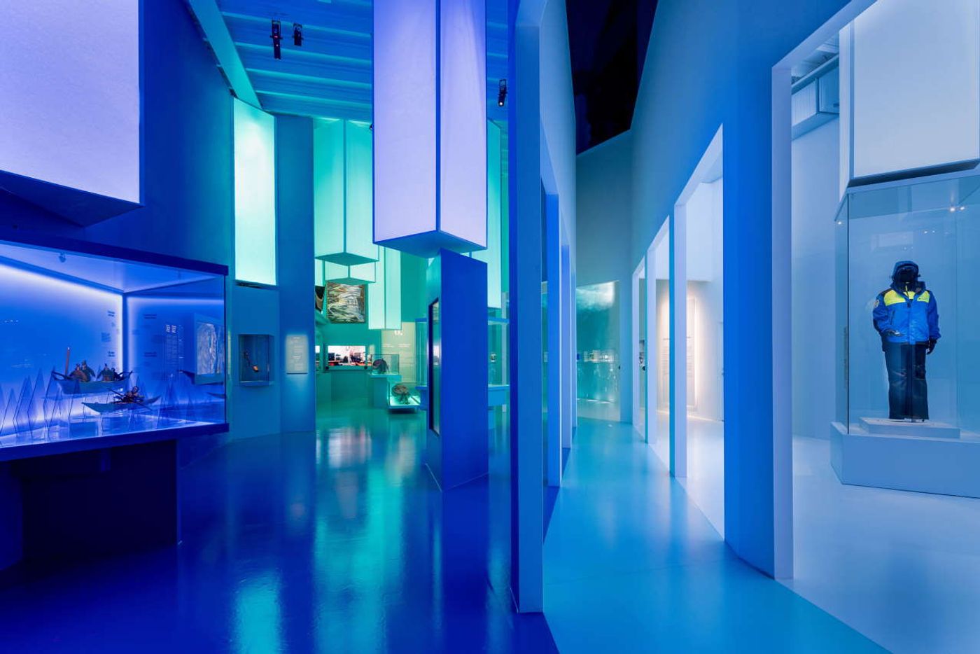 The Arctic - While the Ice is Melting, Nordiska museet, Stockholm. Exhibition view. Photo by Hendrik Zeitler. The Arctic - While the Ice is Melting, Nordiska museet, Stockholm. Exhibition view. Photo by Hendrik Zeitler.
