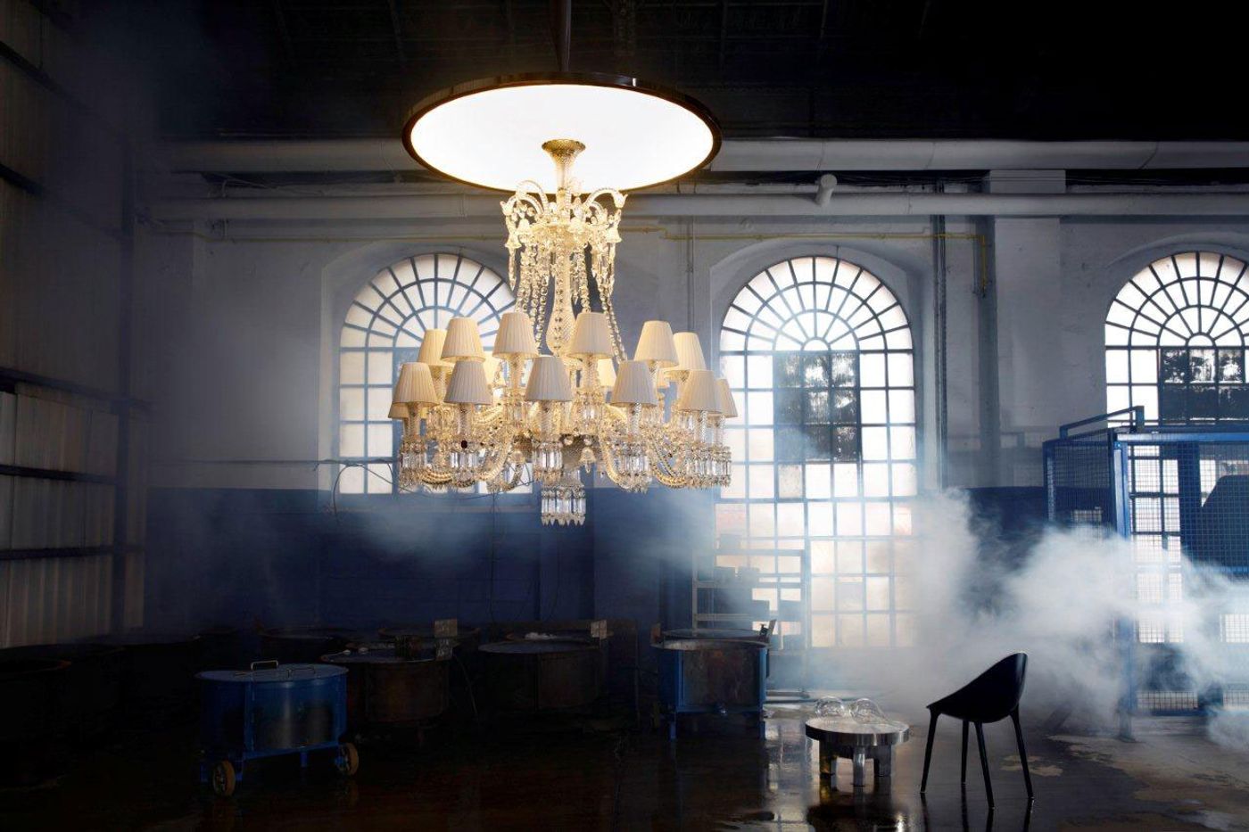 Zenithal by Philippe Starck, photo by Yves Duronsoy, Courtesy of Baccarat Highlights. Zenithal by Philippe Starck, photo by Yves Duronsoy, Courtesy of Baccarat Highlights.
