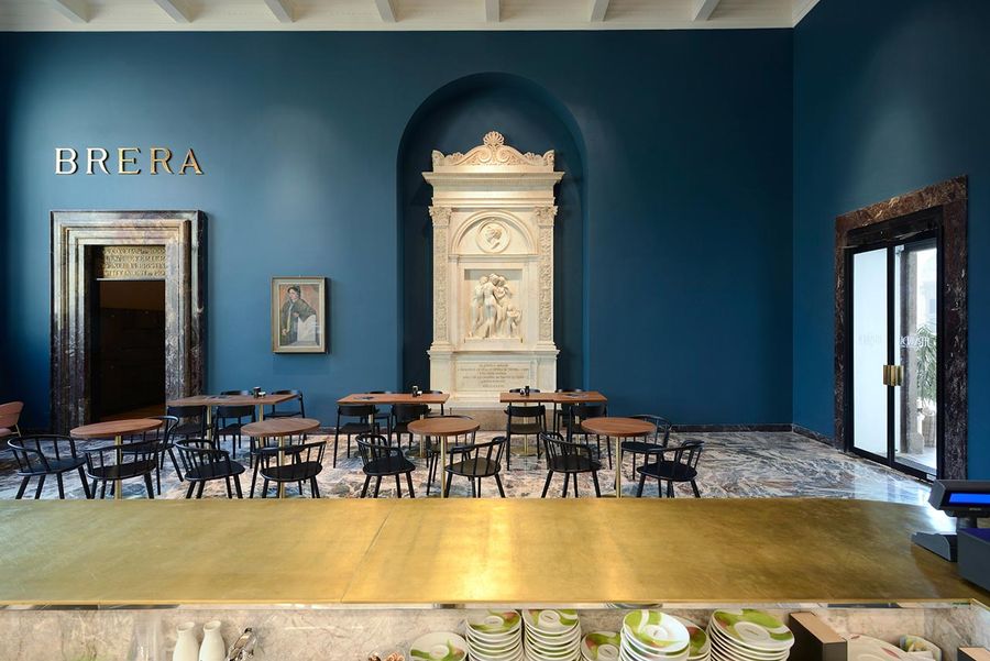 Caffè Fernanda Echos the Magnificent Renovation of Milan's Pinacoteca ...