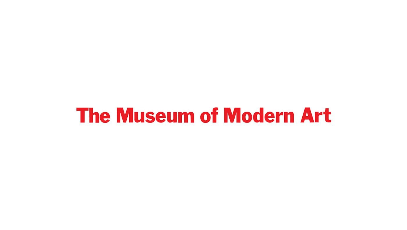The Museum of Modern Art, New York logo © Chermayeff &amp; Geismar &amp; Haviv.
