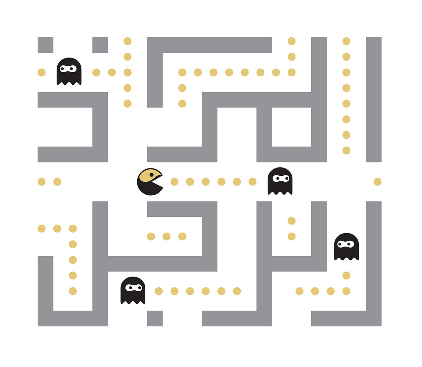 Orkhan Huseynov, Kufic Pacman, 2016. Edition 1/3. Plexiglass, 94 x 108 cm. Photo courtesy YAY Gallery.