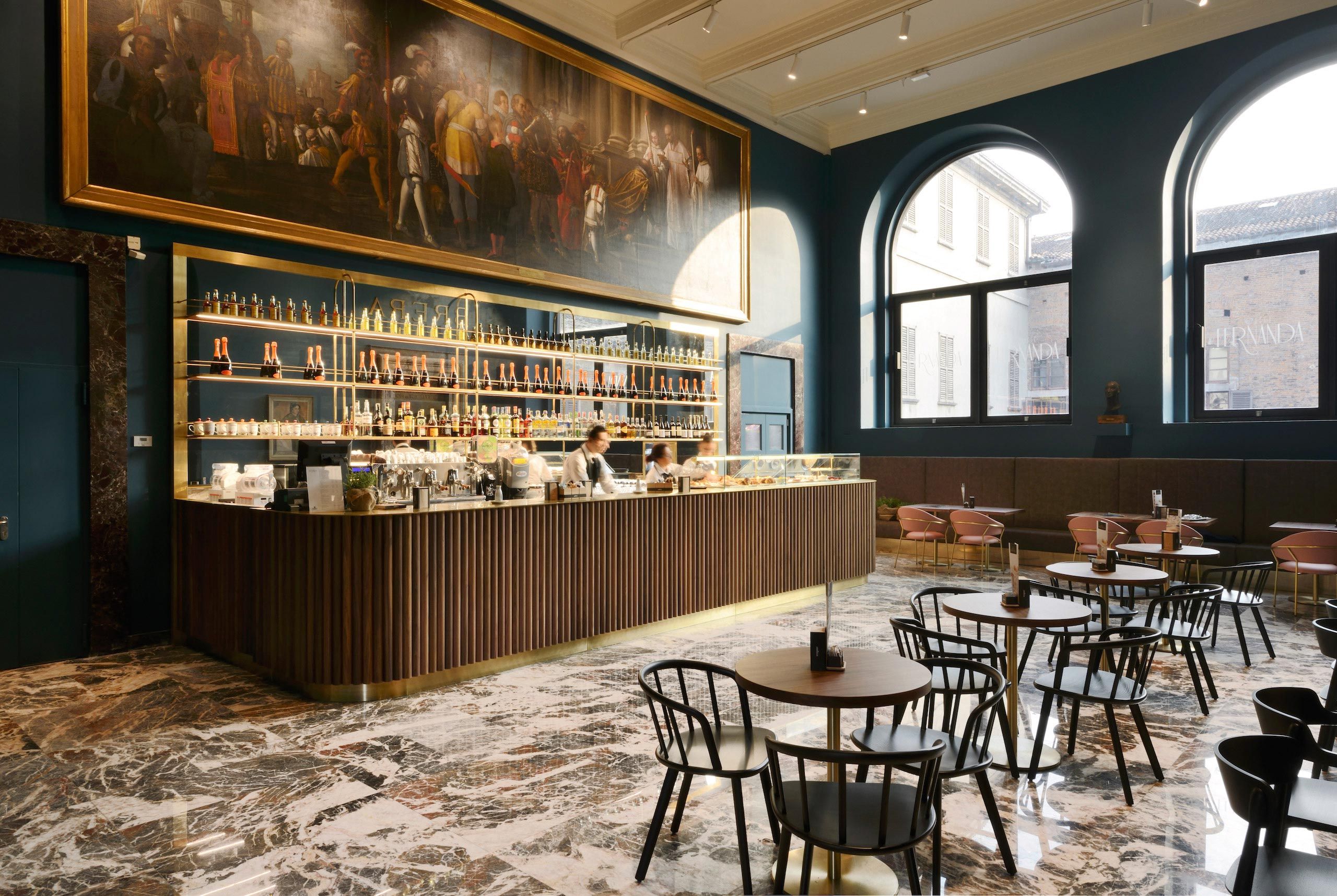 Caffè Fernanda Echos the Magnificent Renovation of Milan's Pinacoteca ...