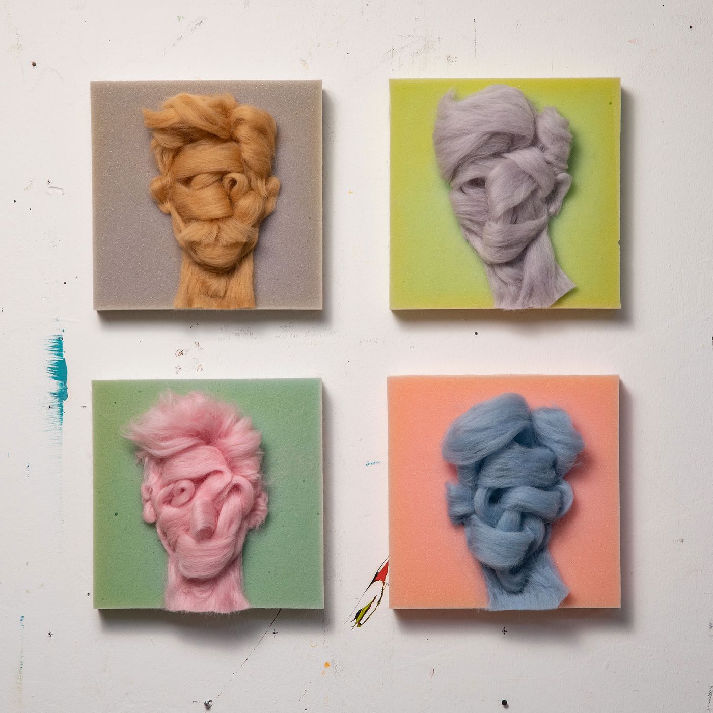 Salman Khoshroo, Wool on Foam Portraits Series, 2020.
Courtesy of the artist. Salman Khoshroo, Wool on Foam Portraits Series, 2020.
Courtesy of the artist.