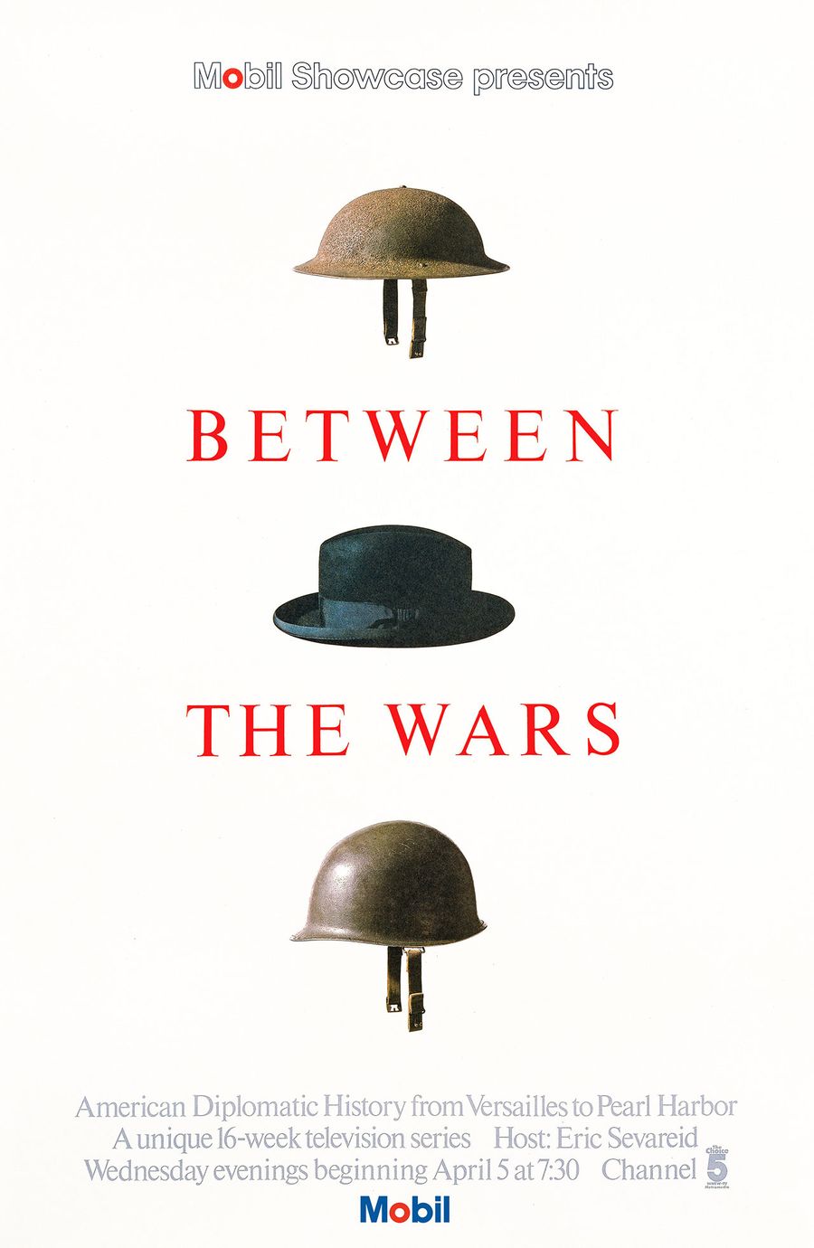 Between The Wars poster, 1977. © Chermayeff &amp; Geismar &amp; Haviv.