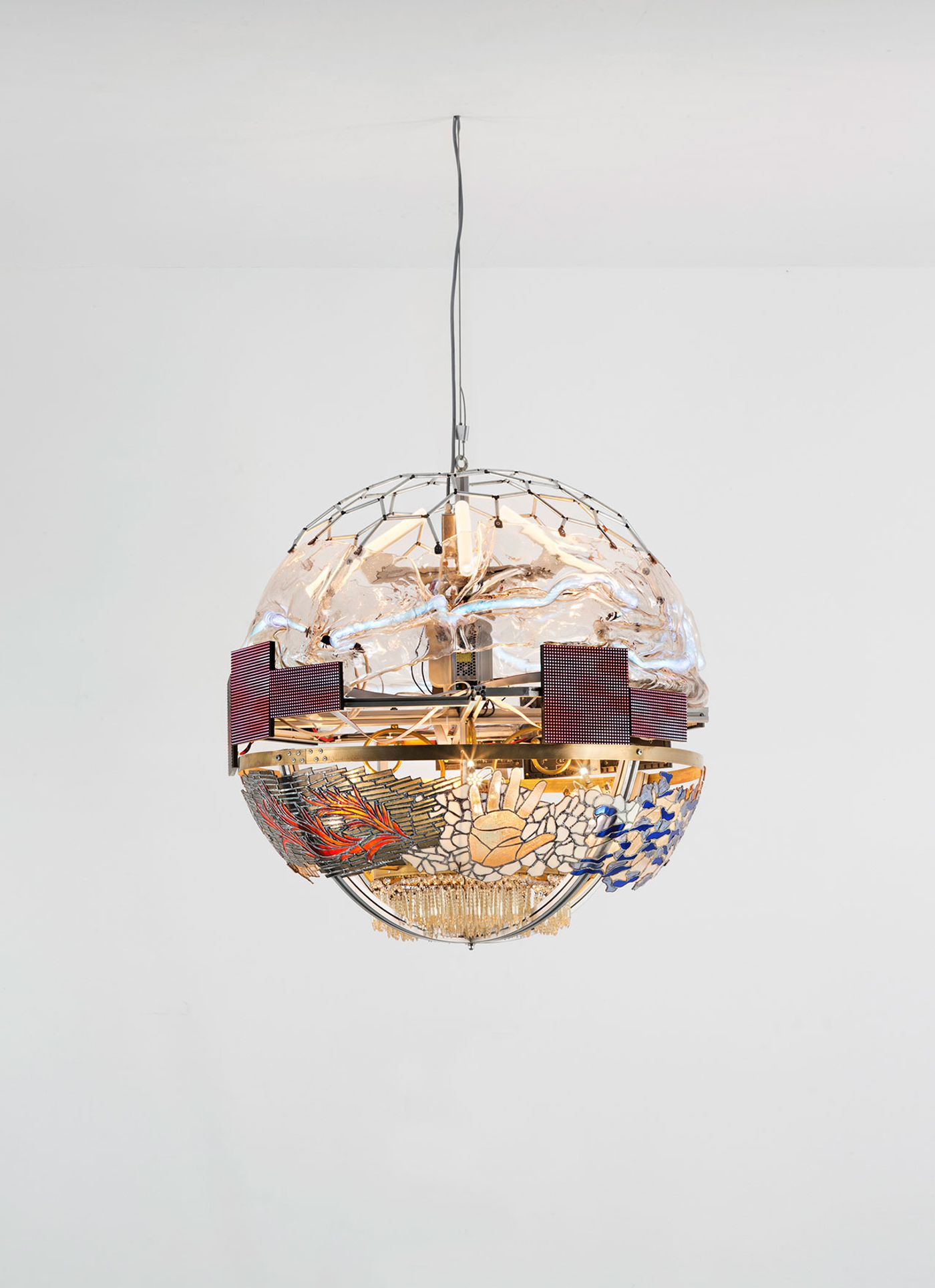 Kostas Lambridis, Elemental Chandelier. Photo courtesy Carpenters Workshop Gallery. Kostas Lambridis, Elemental Chandelier. Photo courtesy Carpenters Workshop Gallery.
