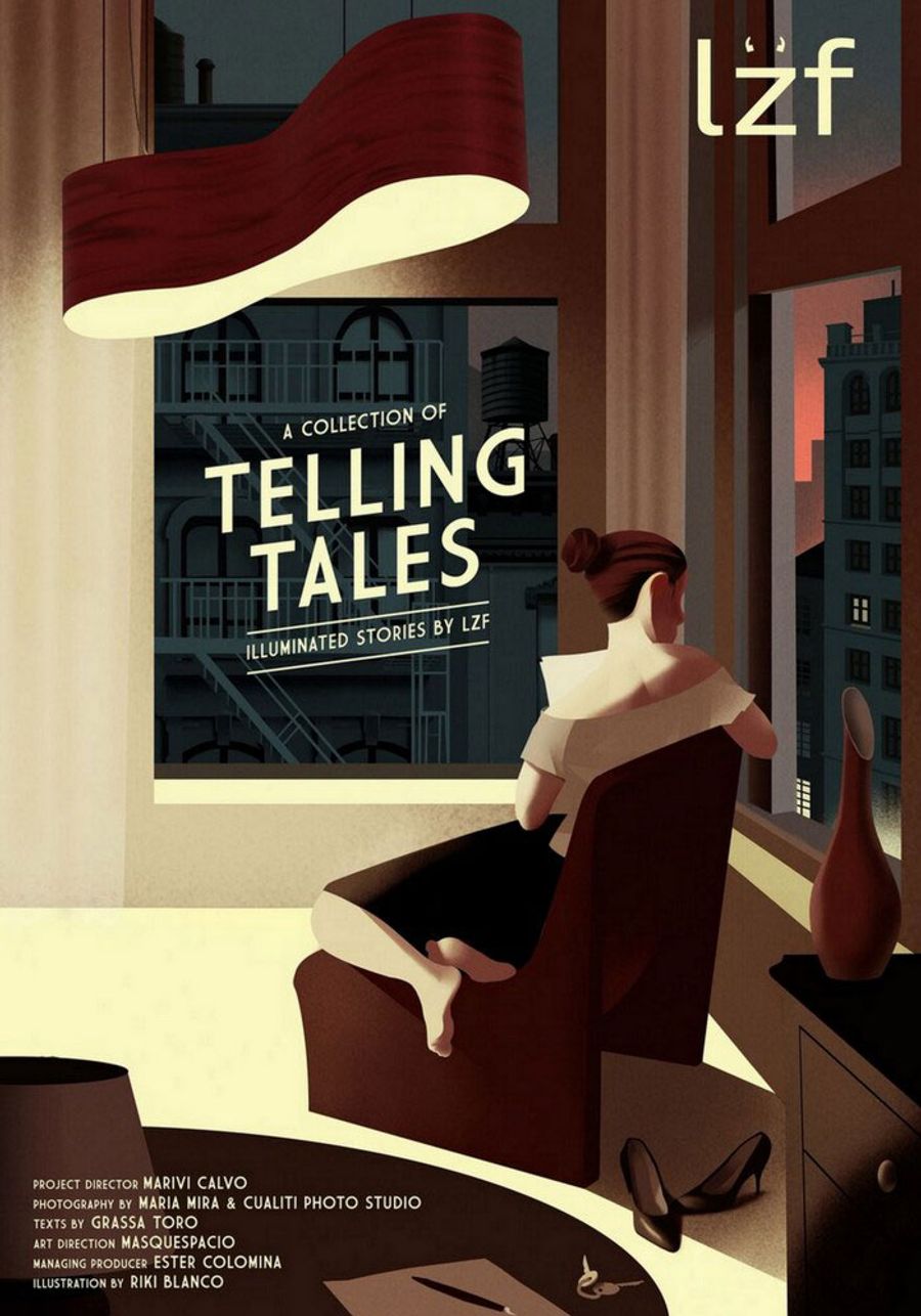 Illuminated Stories, campaign by LZF Lamps, cover, 2016. Illuminated Stories, campaign by LZF Lamps, cover, 2016.