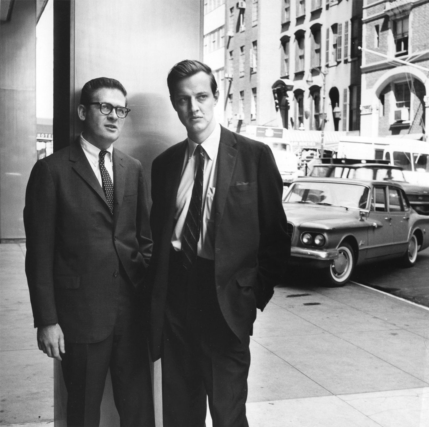 Ivan Chermayeff and Tom Geismar portrait, early 1960's. Photo © Chermayeff &amp; Geismar &amp; Haviv.