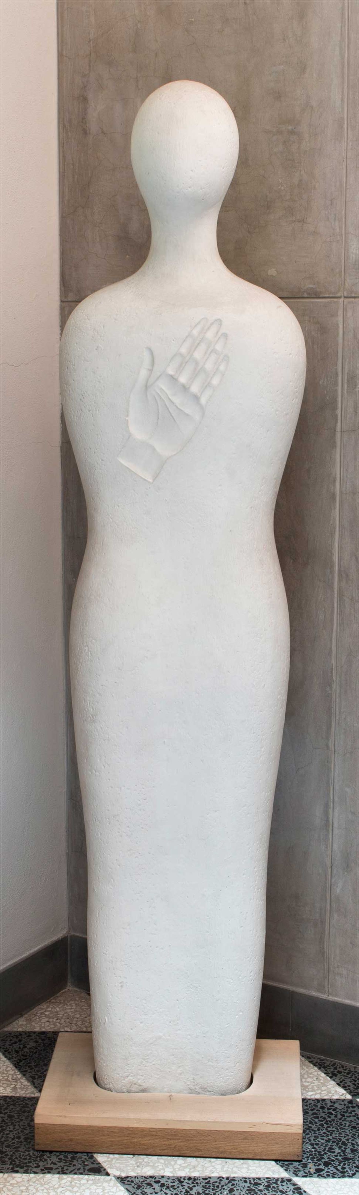 Fausto Melotti, Costante uomo, 1936. 225 x 55 x 31 cm. Private Collection. Courtesy ED Gallery, Piacenza. Photo: Sergio Amici © Fausto Melotti by SIAE 2018.