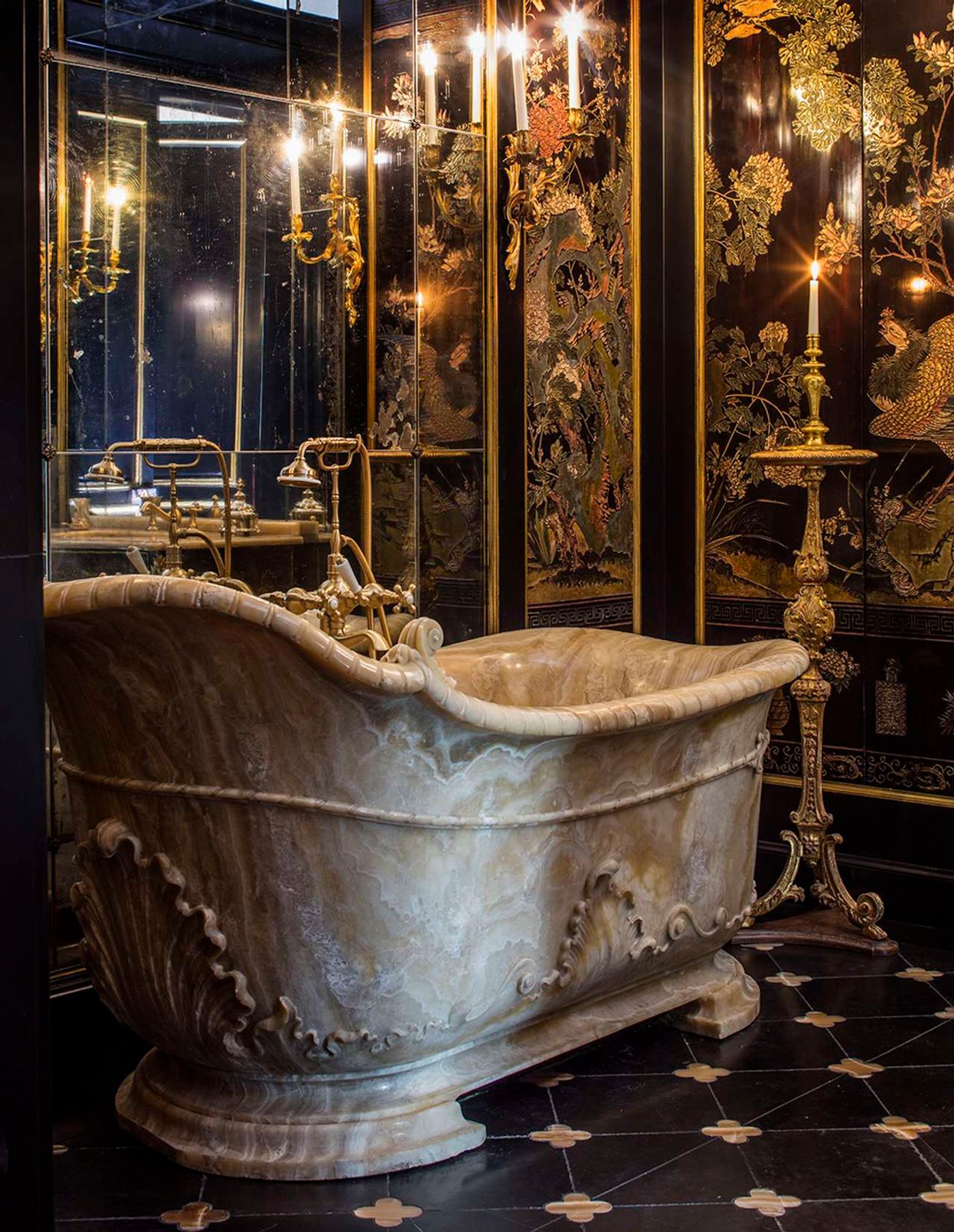 Photo by Bruno Ehrs for "Château de Villette. The splendor of French decor”, published by Flammarion.
